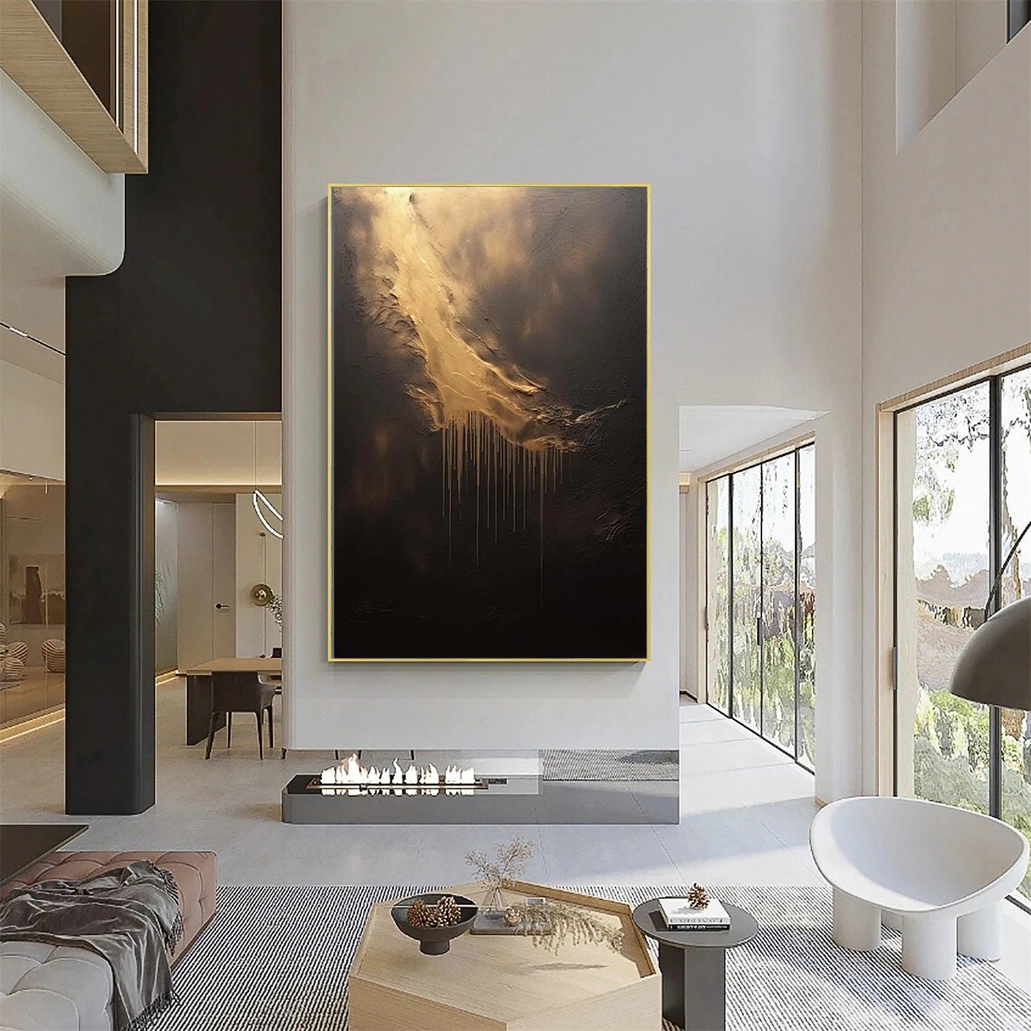 Abstract Canvas Art #WS645