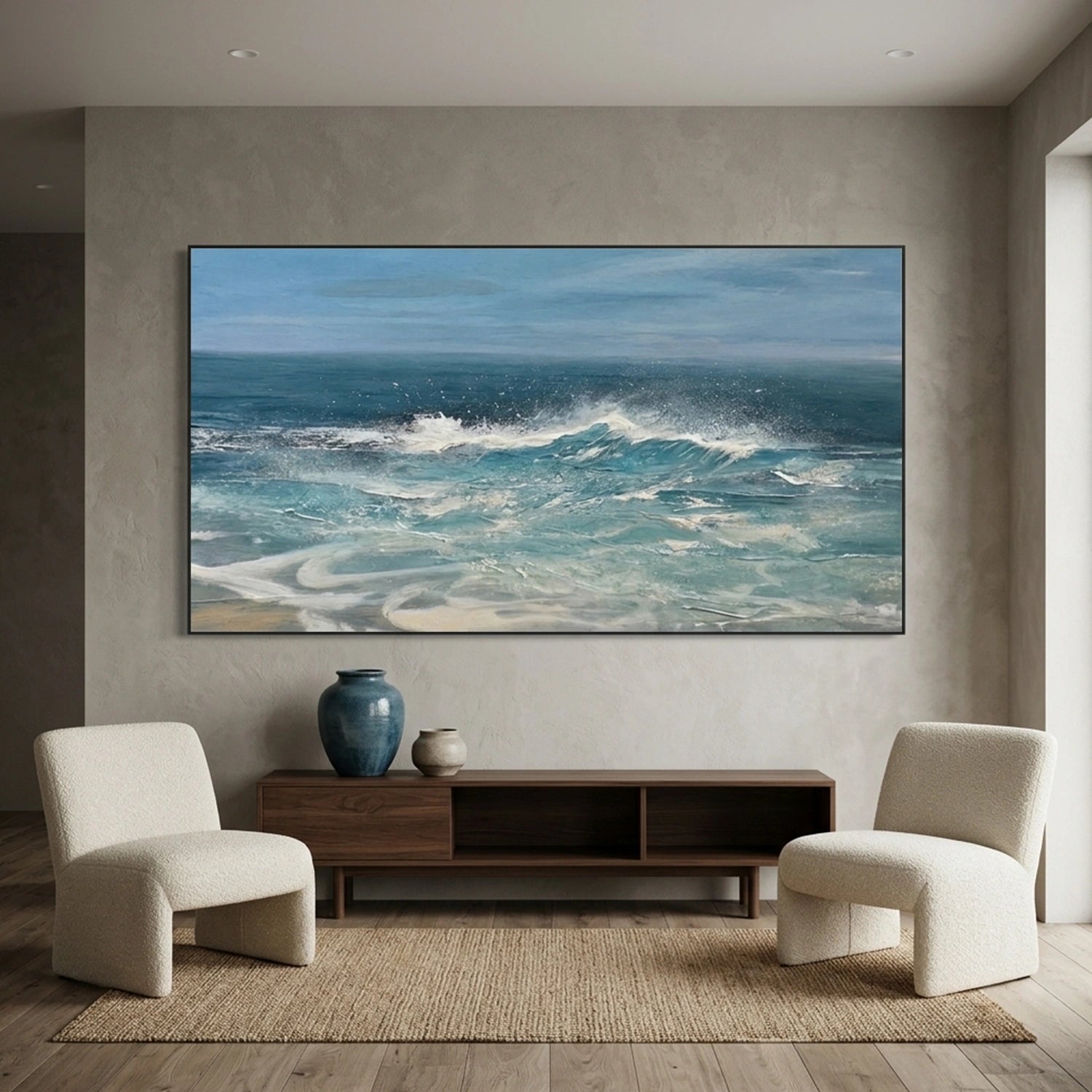 Sea & Sky Abstract Wall Art #MS307