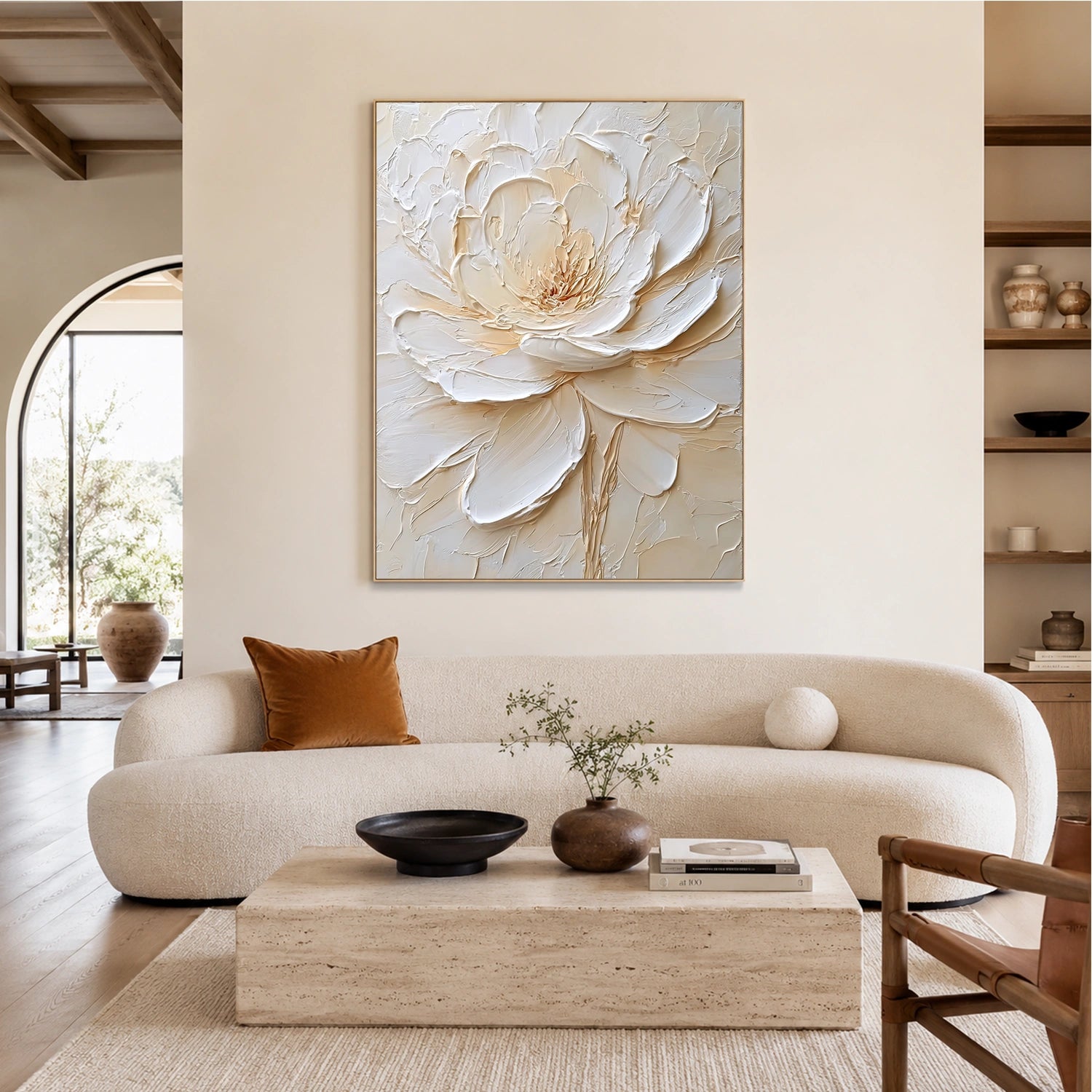 Flower & Tree Abstract Textured Wall Art #ML257