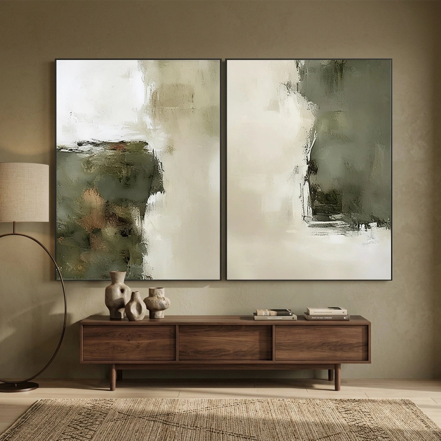 Wabi Sabi Canvas Art Set of 2 #WS1075