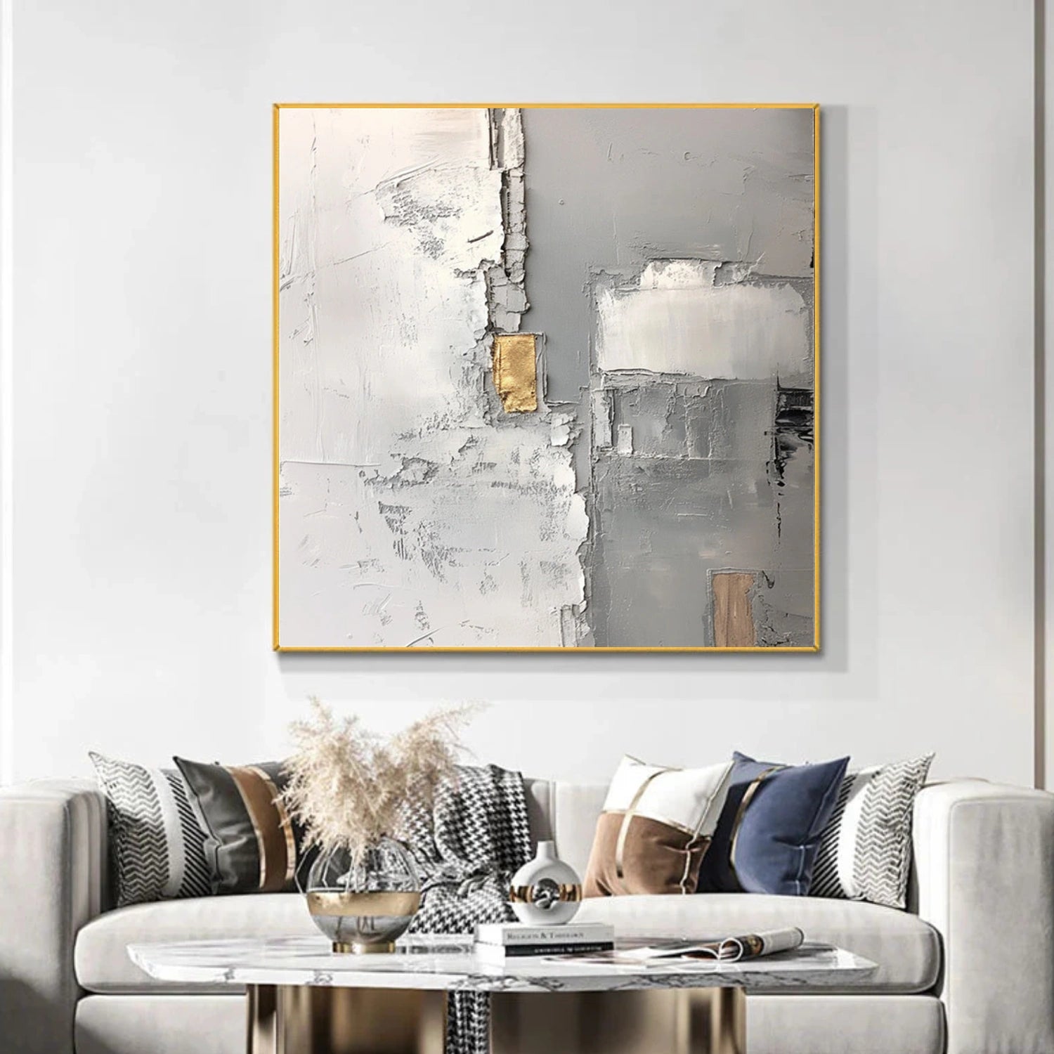 Abstract Textured Canvas Art #WS942