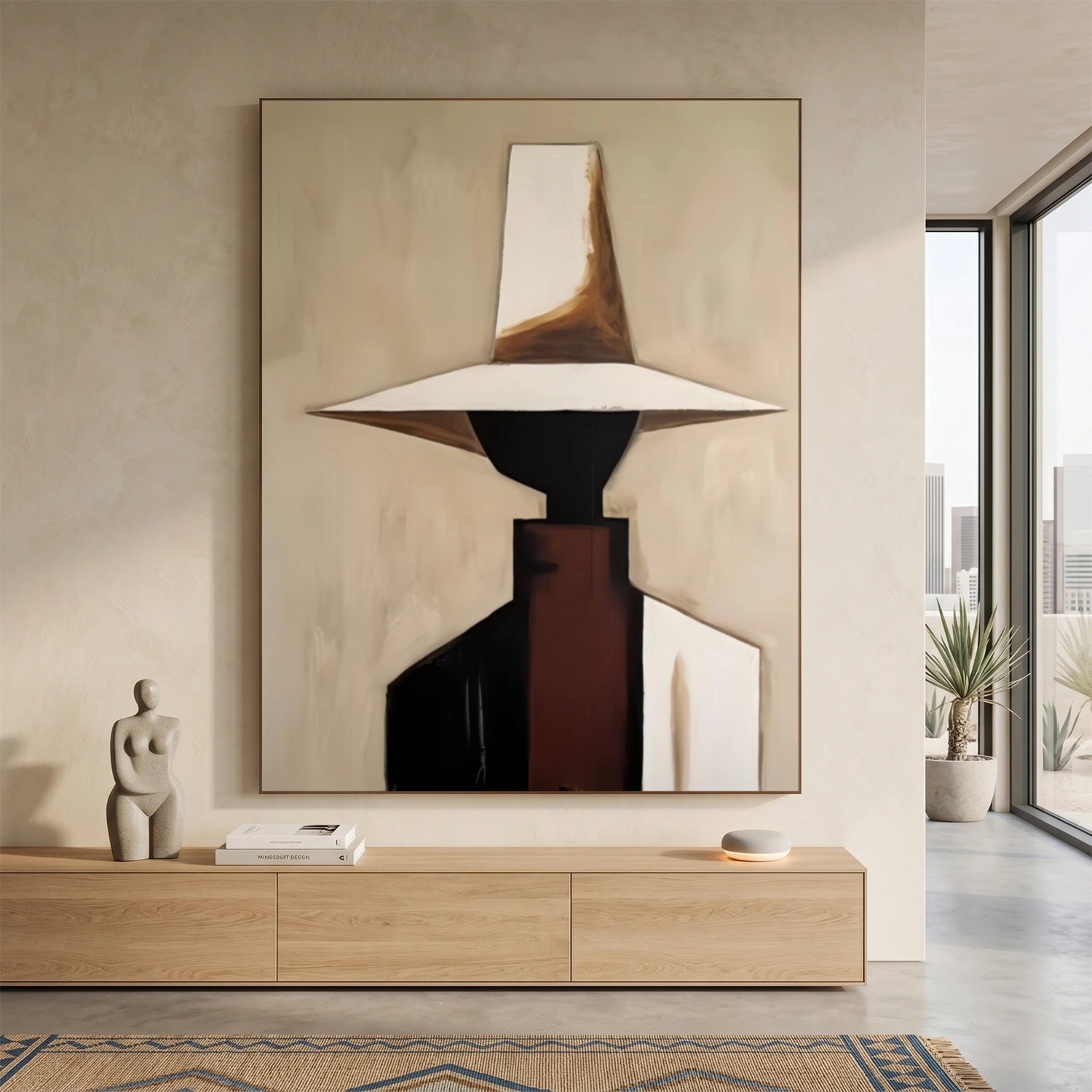 Abstract Portrait Wall Art #AP135
