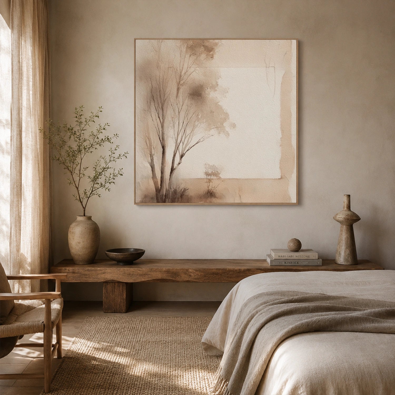 Flower & Tree Abstract Wall Art #ML263
