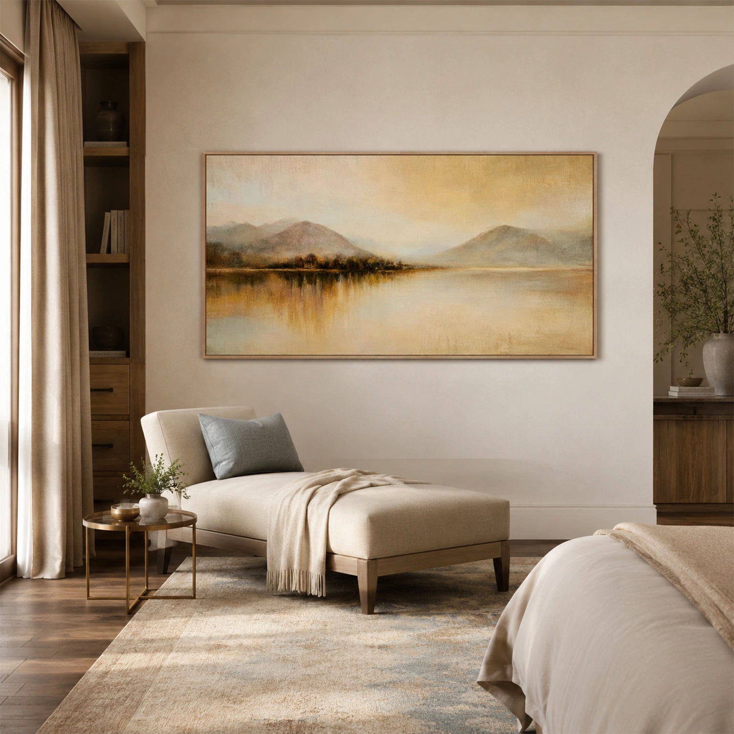 Abstract Mountain Canvas Art #MM410