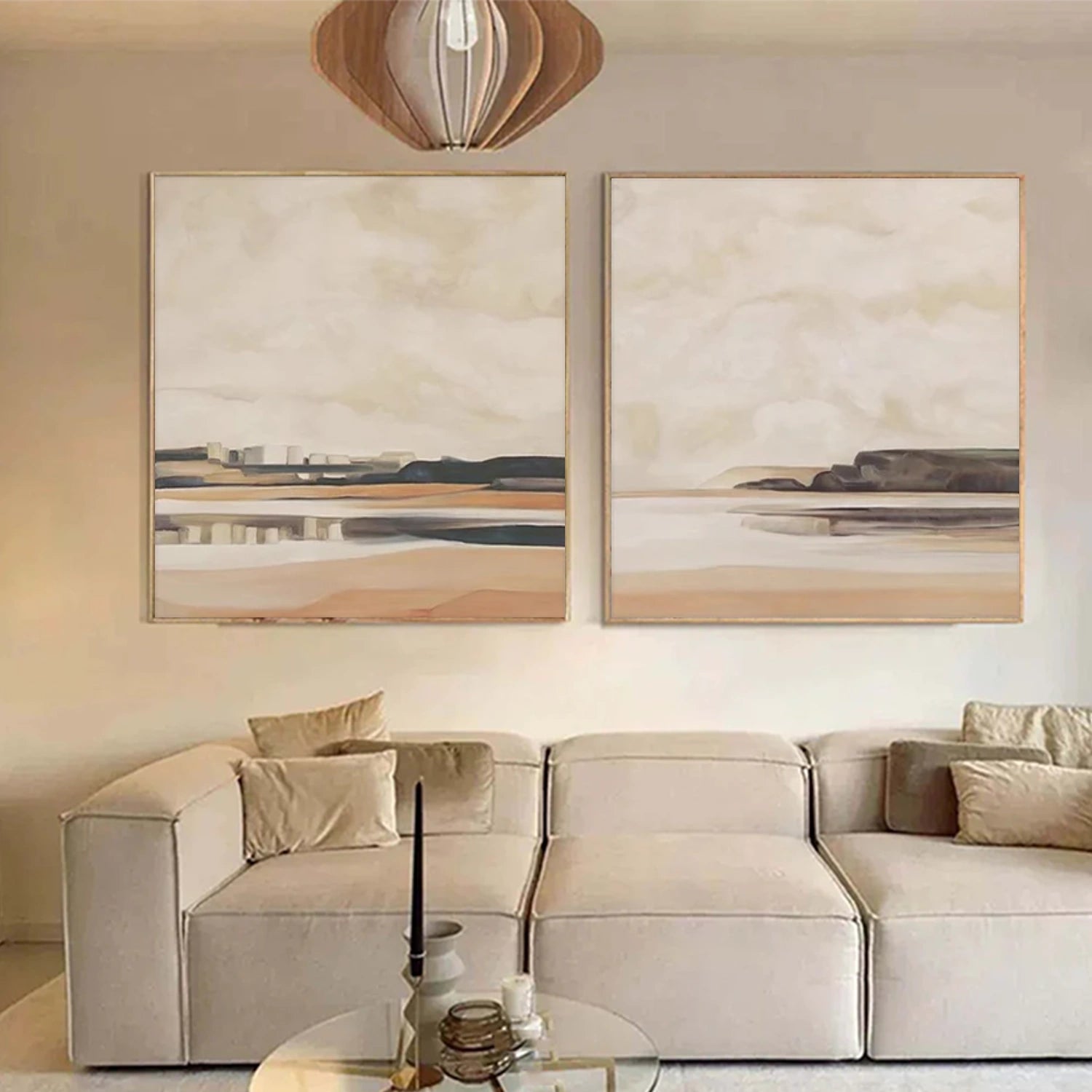 Abstract Canvas Art Set of 2 #WS884