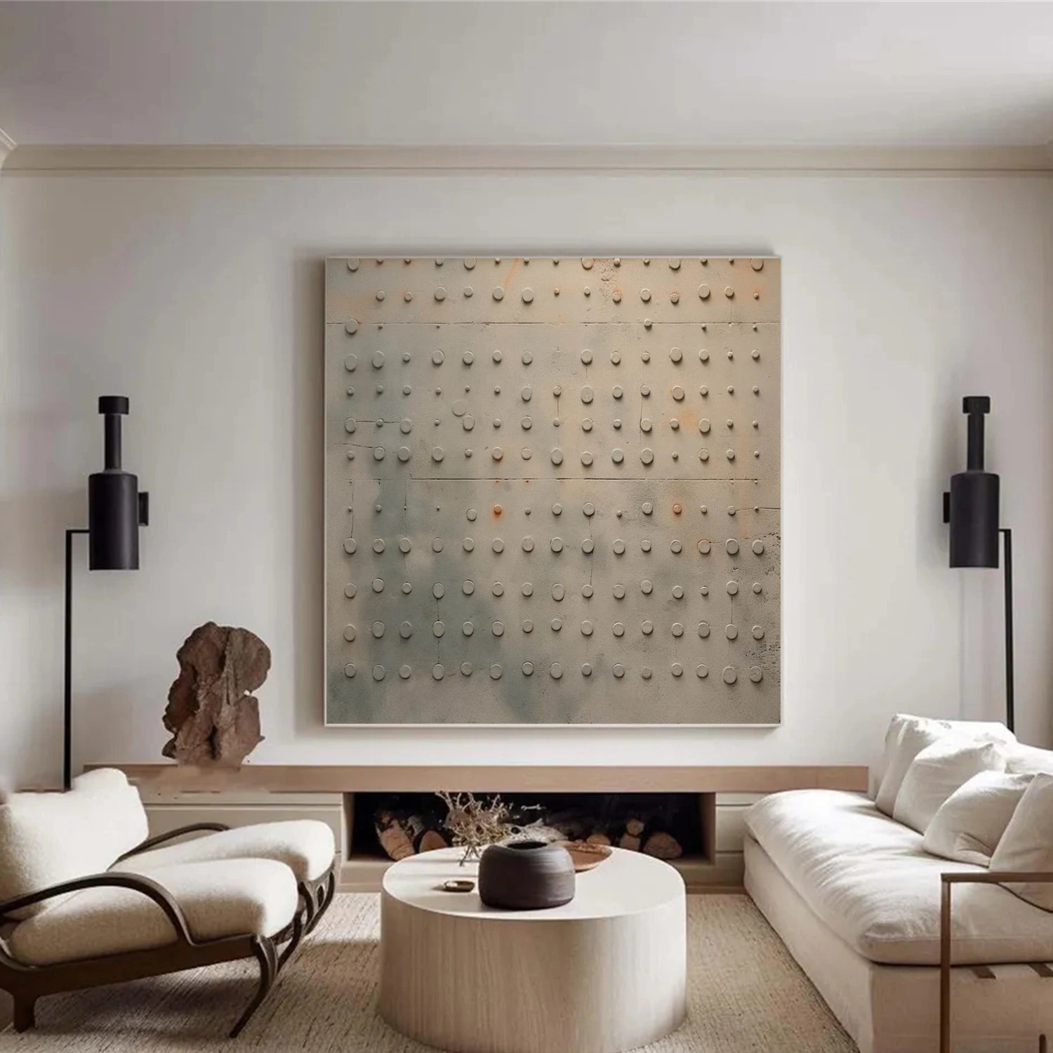 Wabi Sab Textured Canvas Art #WS909