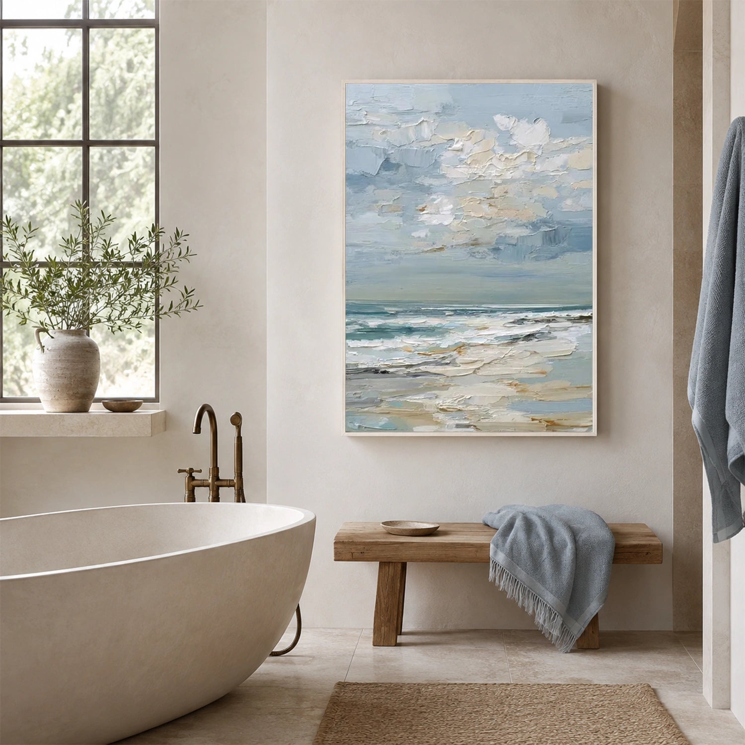 Sea & Sky Abstract Wall Art #MS358