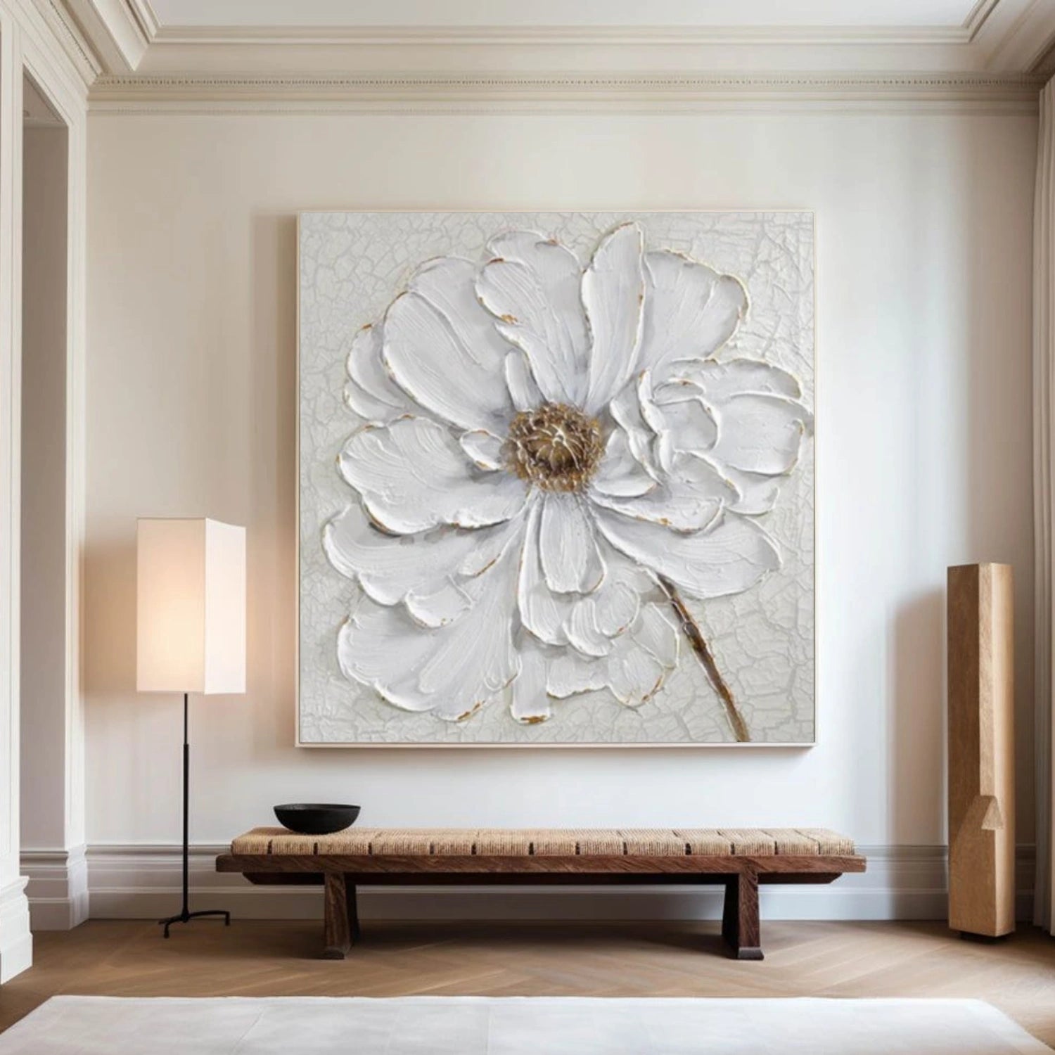 Flower & Tree Abstract Textured Wall Art #ML207