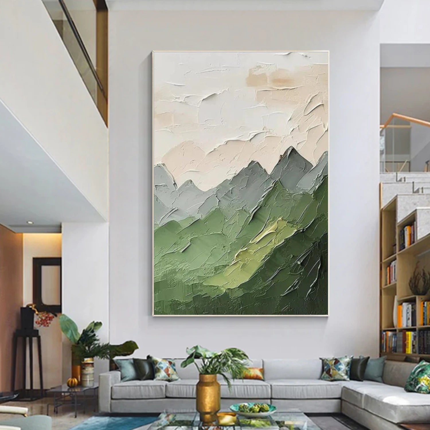 Minimalist Mountain Canvas Art #MM341