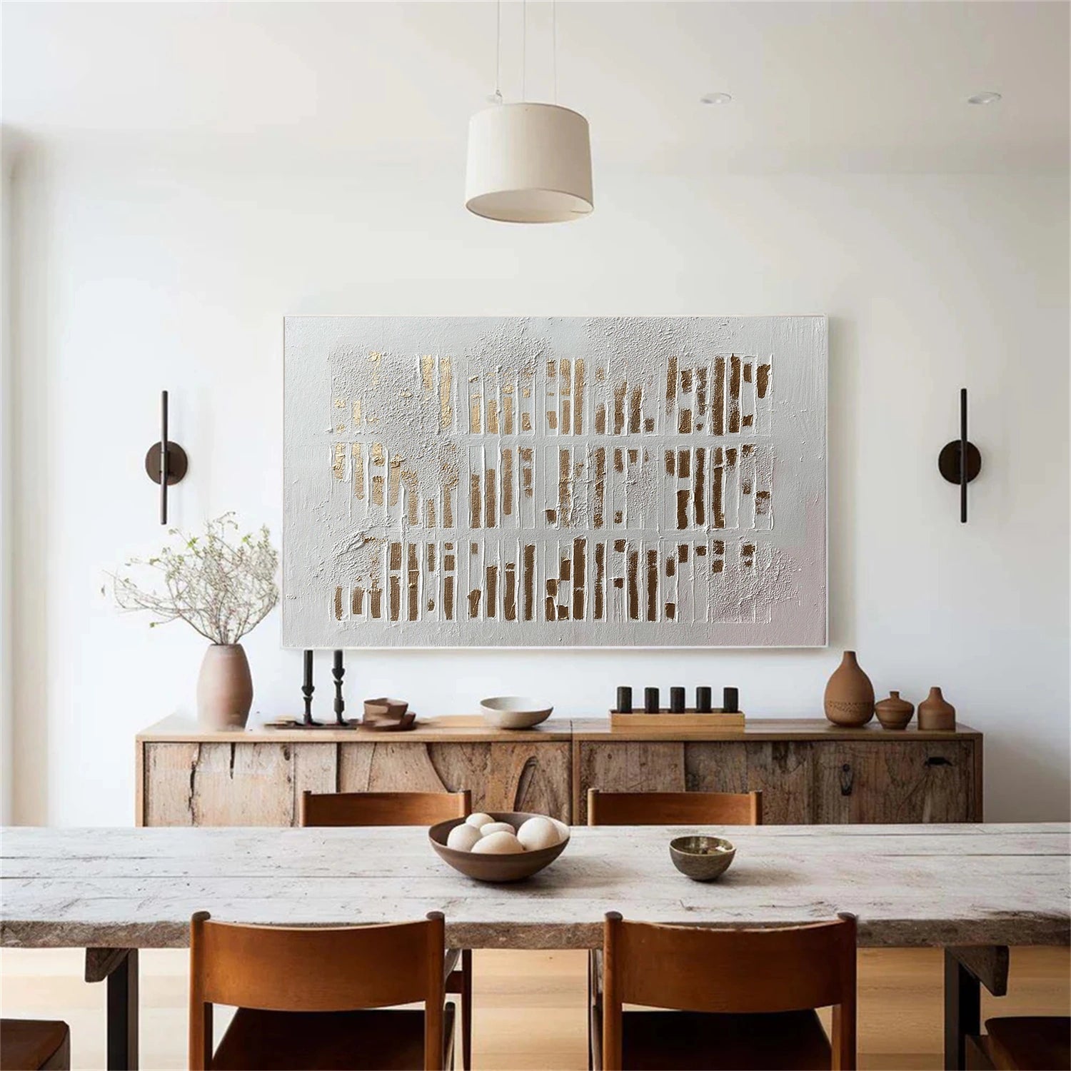 Wabi Sabi Textured Canvas Art #WS930