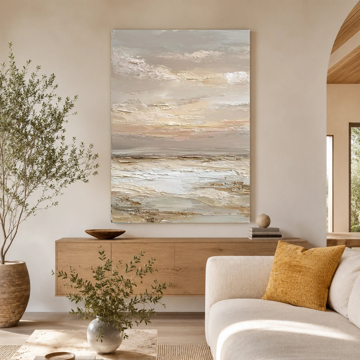 Sea & Sky Abstract Wall Art #MS368