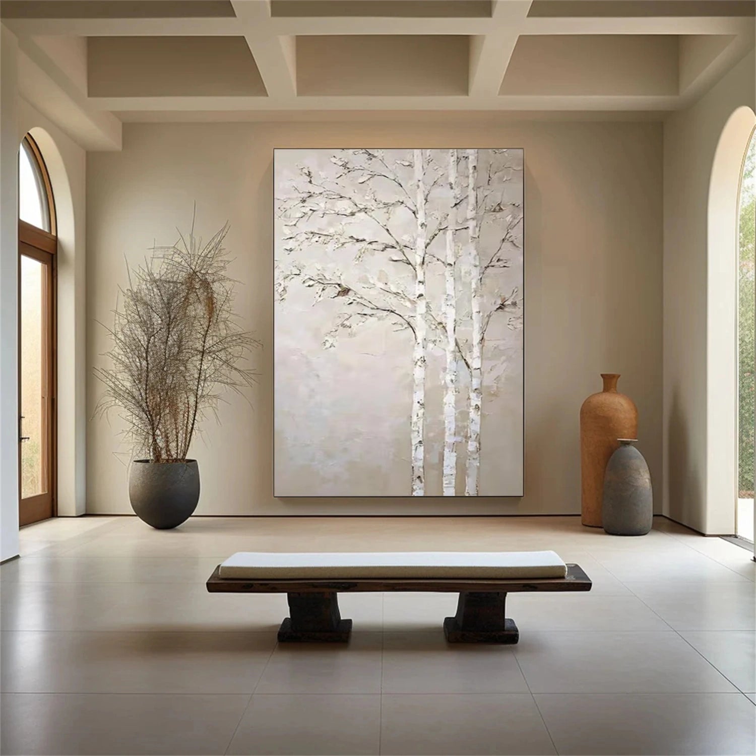 Flower & Tree Abstract Wall Art #ML195