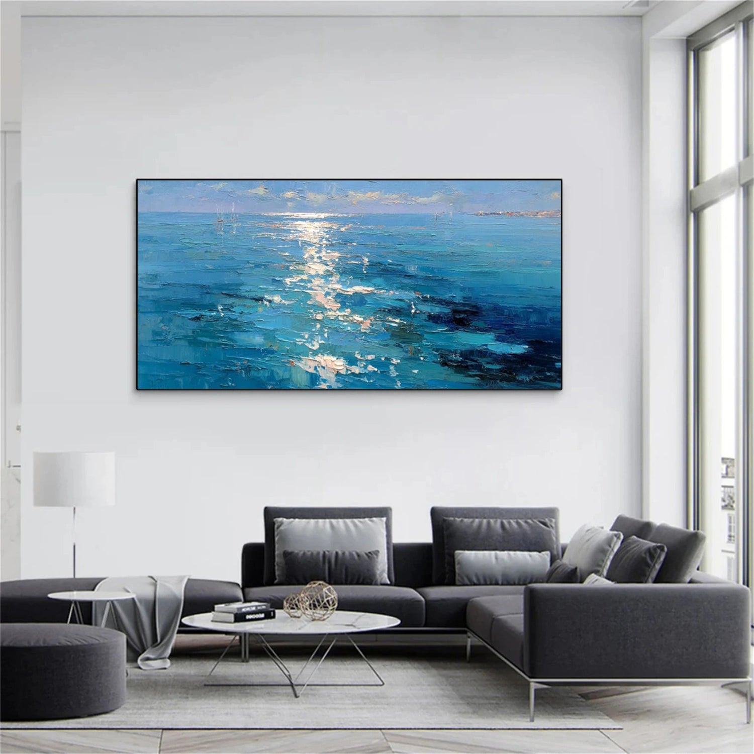 Sea & Sky Abstract Wall Art #MS264
