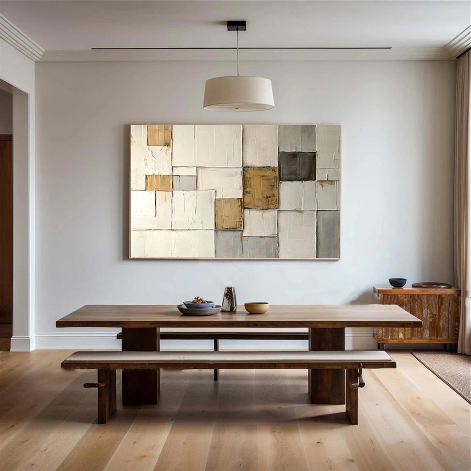 Wabi Sabi Textured Canvas Art #WS971