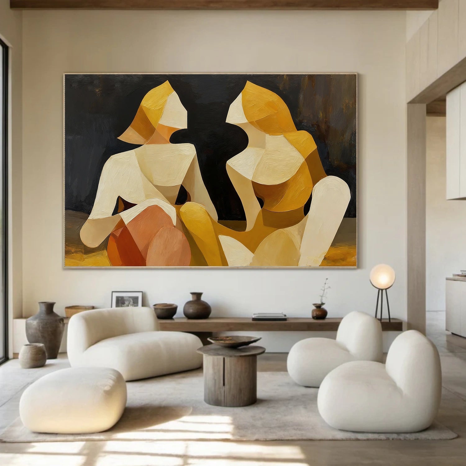 Abstract Portrait Wall Art #AP077