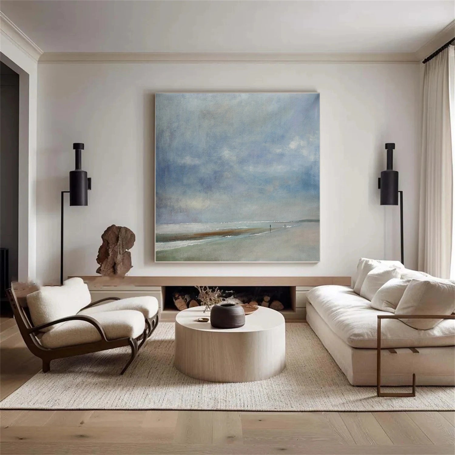 Sea & Sky Abstract Wall Art #MS167