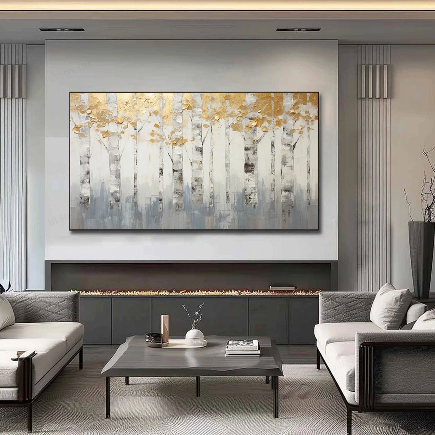 Flower & Tree Abstract Wall Art #ML137