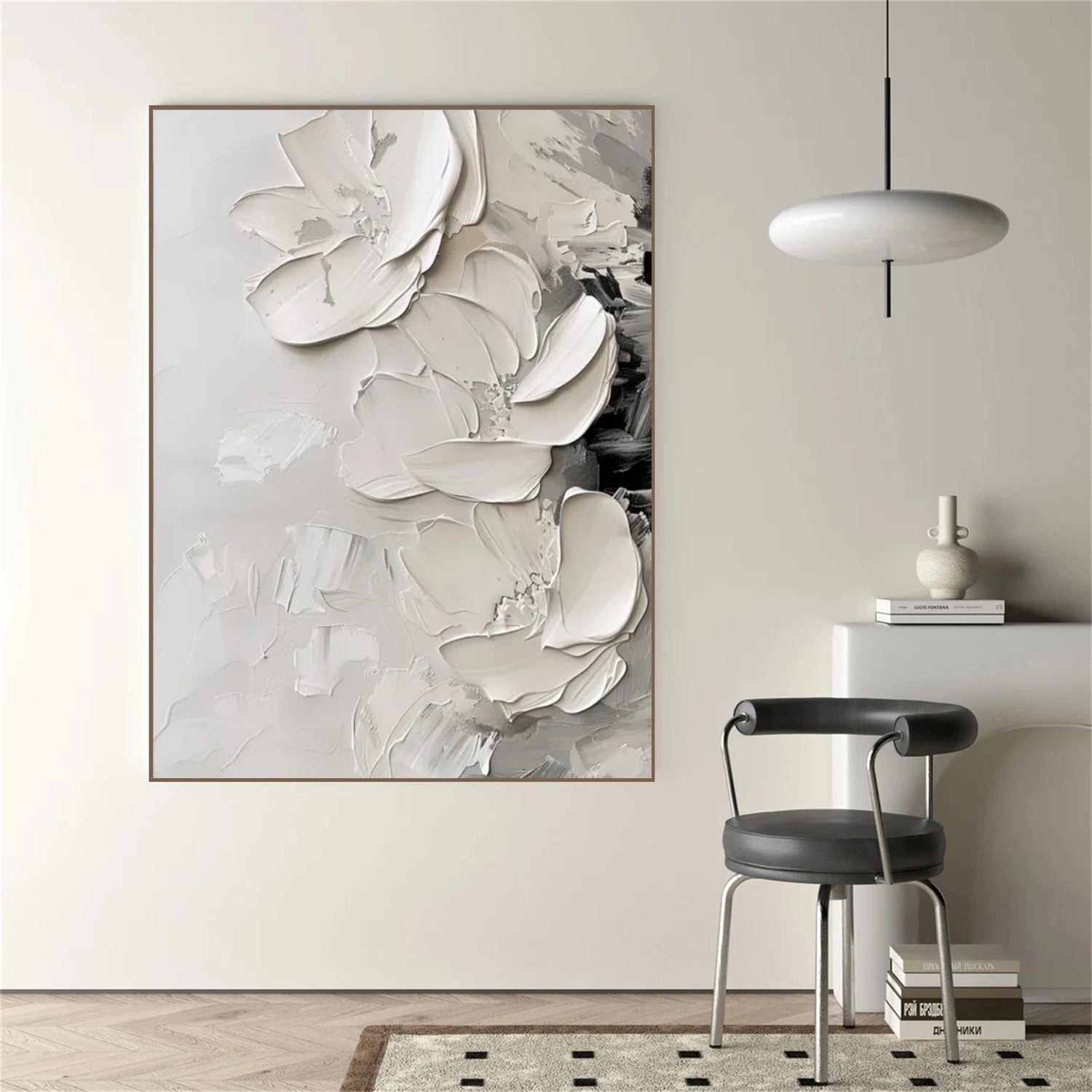 Flower & Tree Abstract Textured Wall Art #ML097