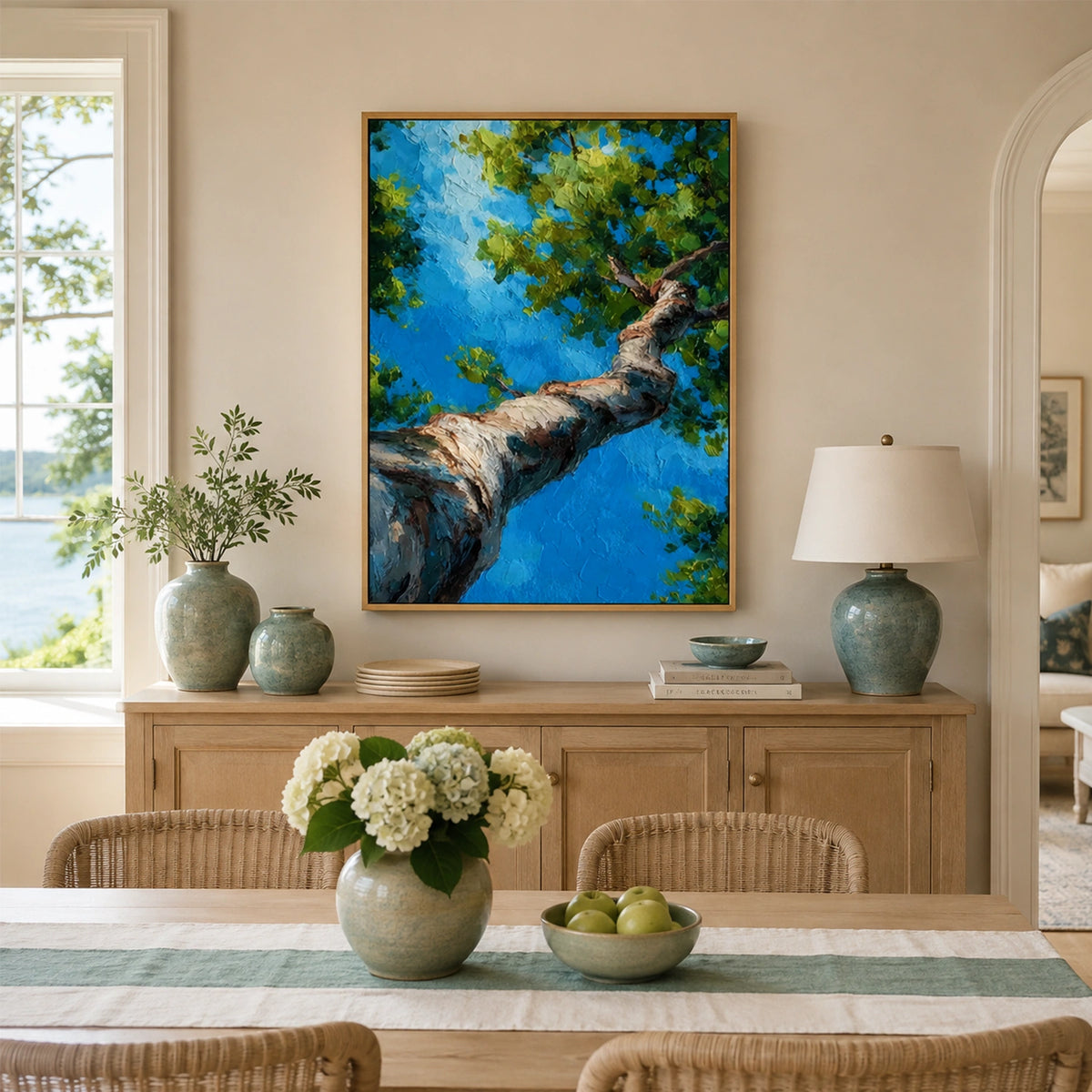 Flower & Tree Abstract Wall Art #ML291
