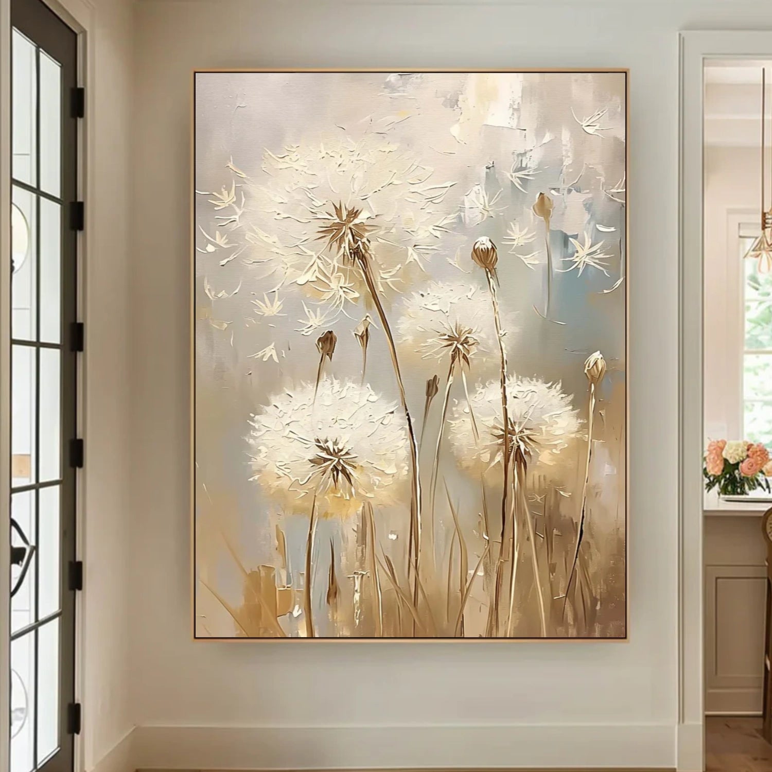 Flower & Tree Abstract Textured Wall Art #ML204