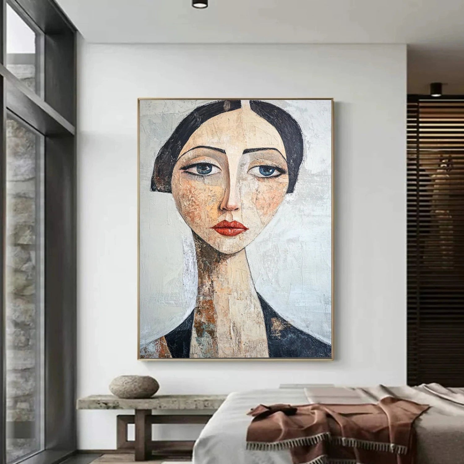 Abstract Portrait Wall Art #AP104