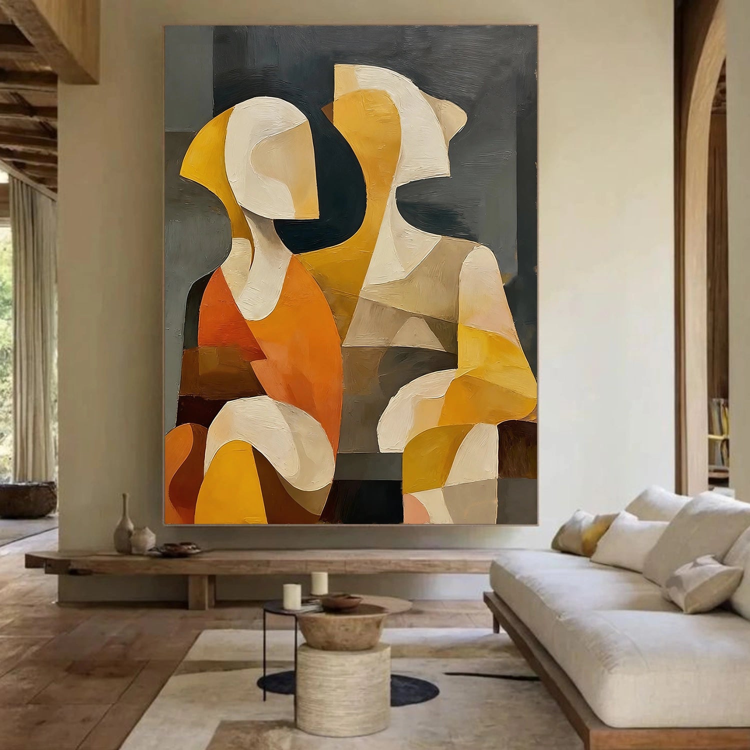 Abstract Portrait Wall Art #AP076