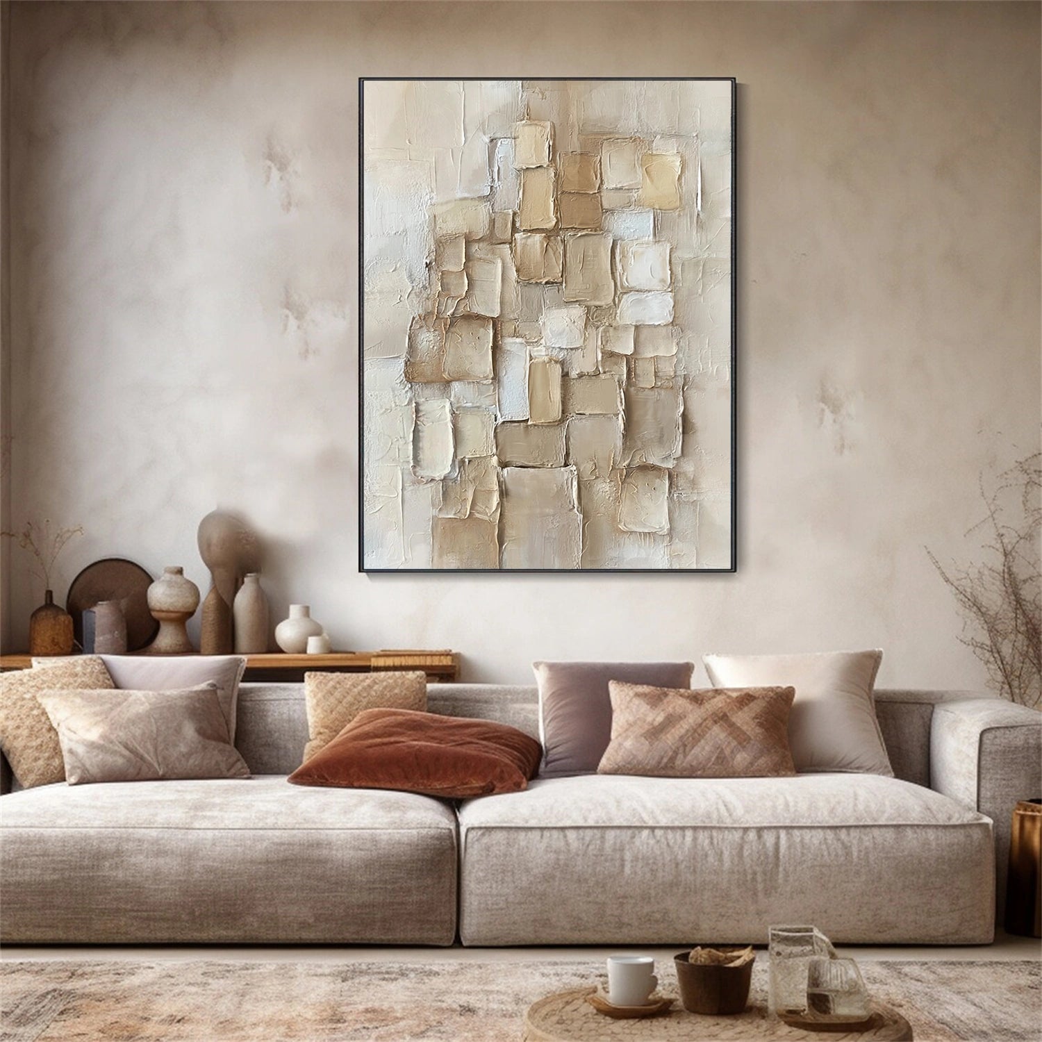 Abstract Textured Canvas Art #WS821