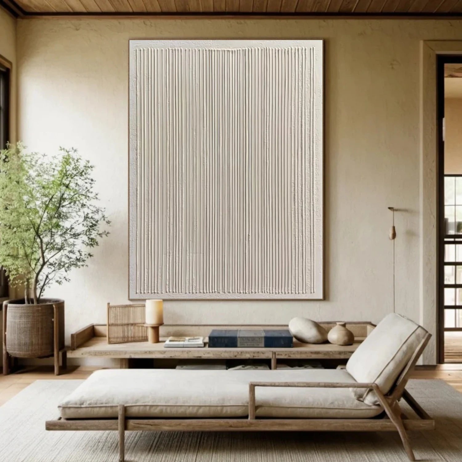 Minimalist Textured Canvas Art #MM356