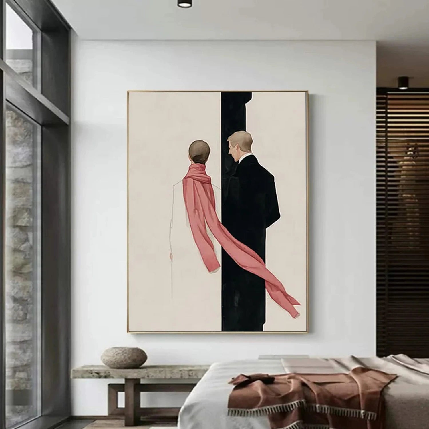 Abstract Portrait Wall Art #AP105