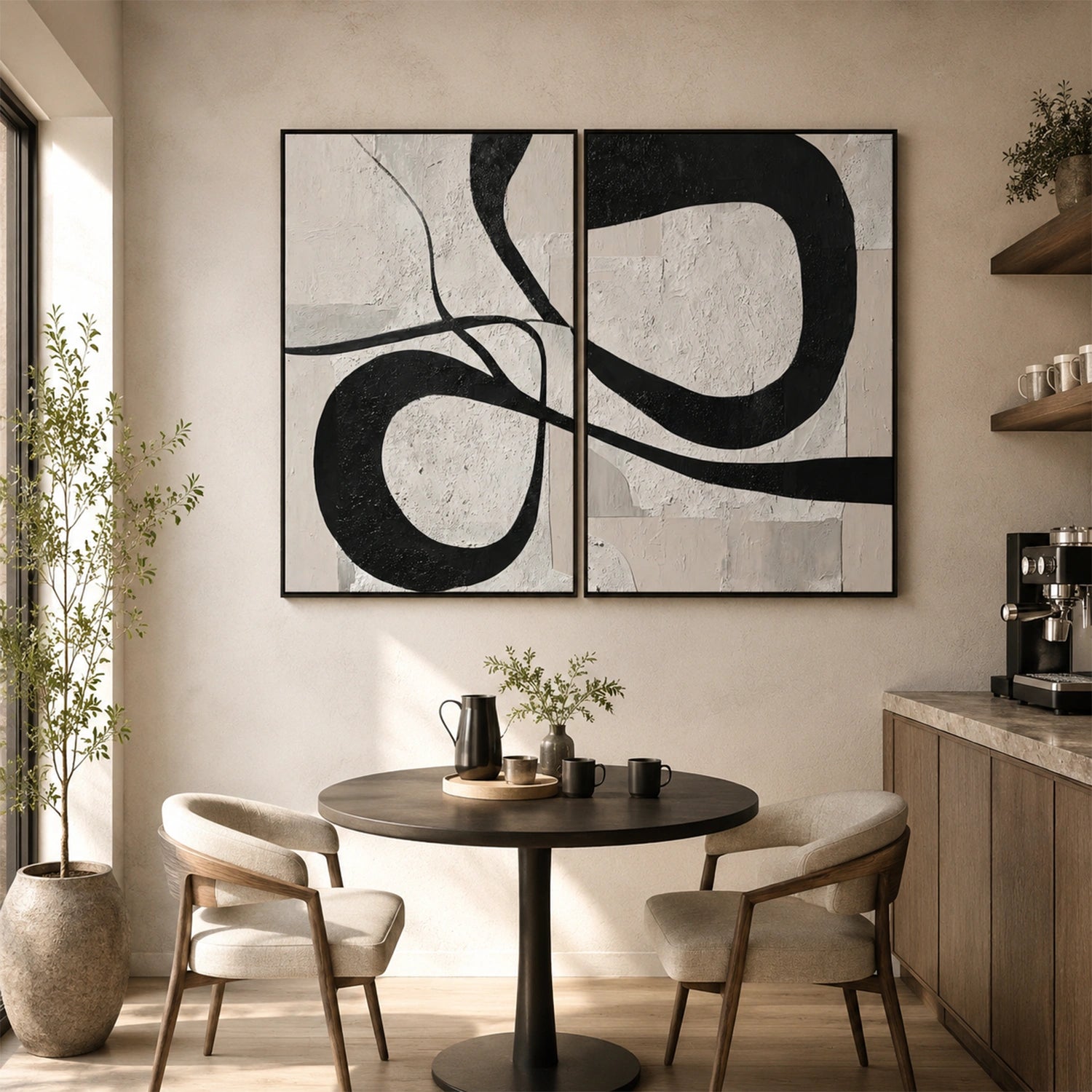 Wabi Sabi Canvas Art Set of 2 #WS1103