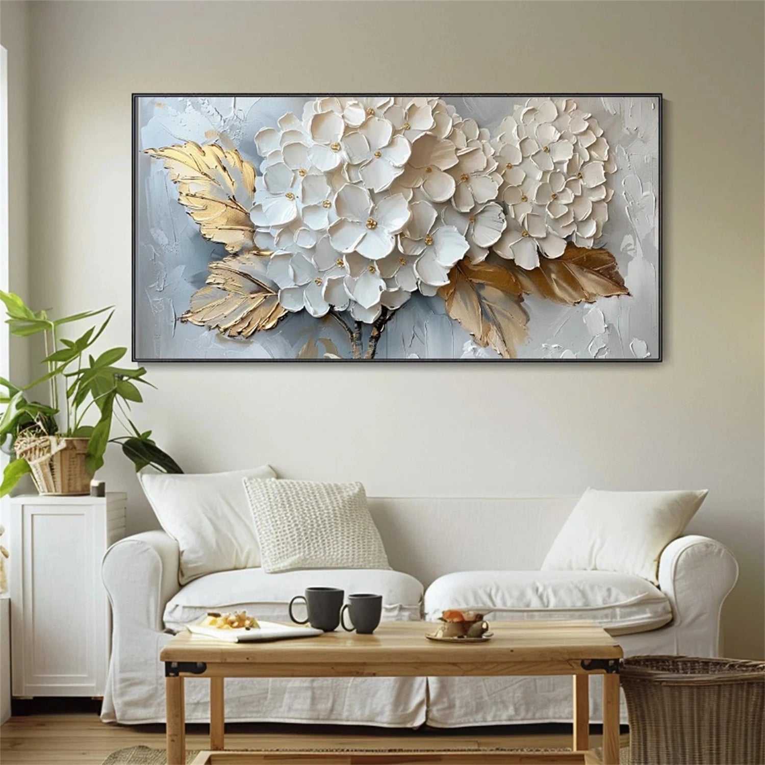 Colorful Flower & Tree Abstract Wall Art #ML050