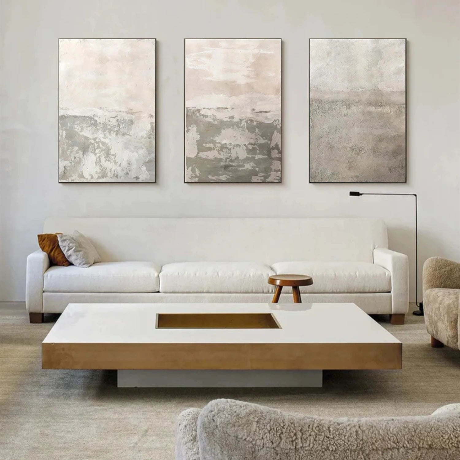 Wabi Sabi Canvas Art Set of 3 #WS889