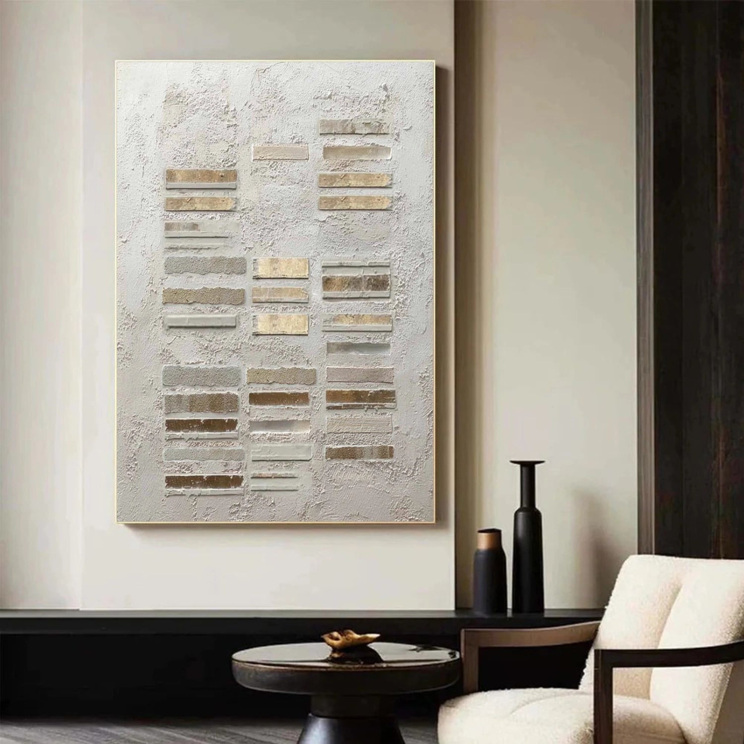 Wabi Sabi Textured Canvas Art #WS933