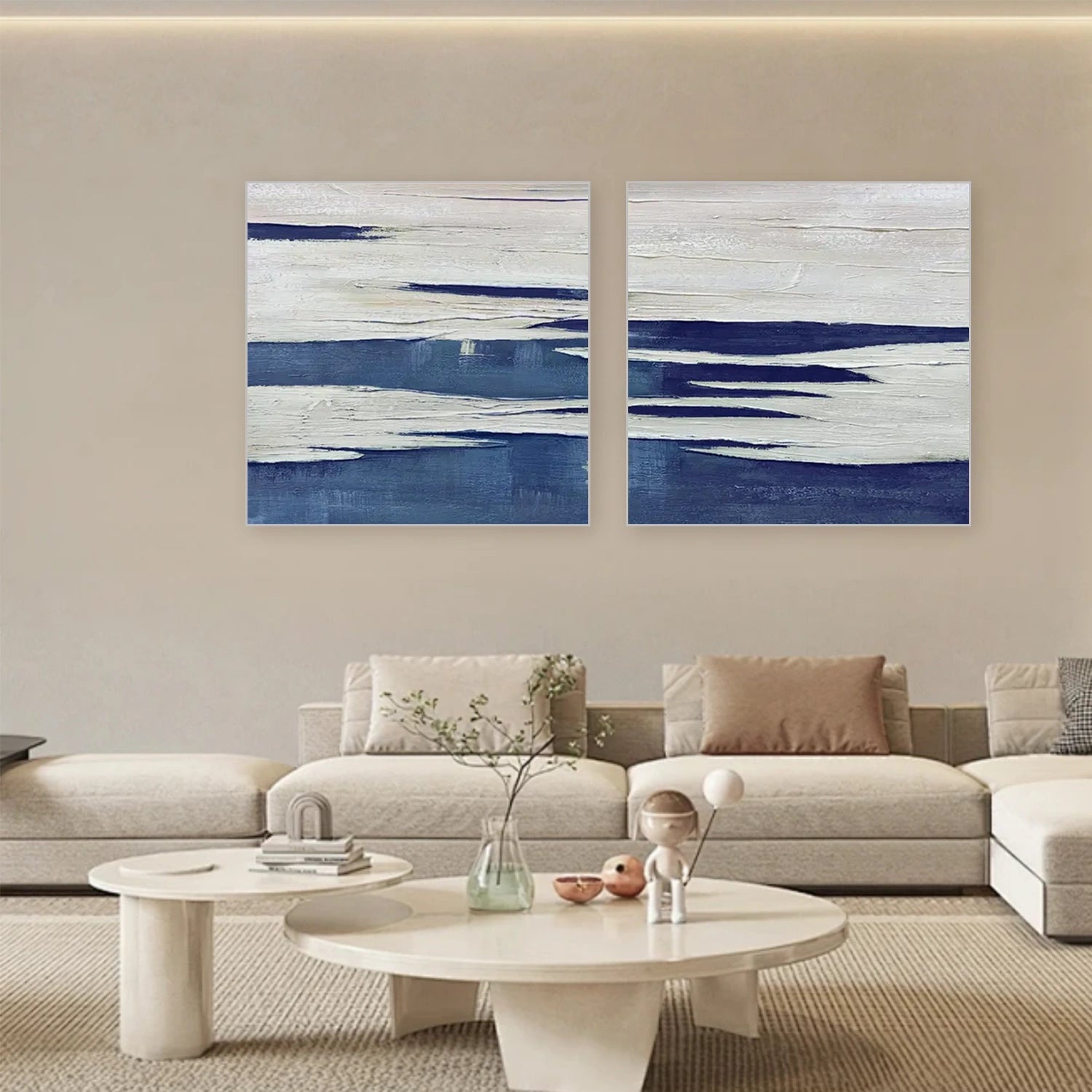 Abstract Canvas Art Set of 2 #WS633