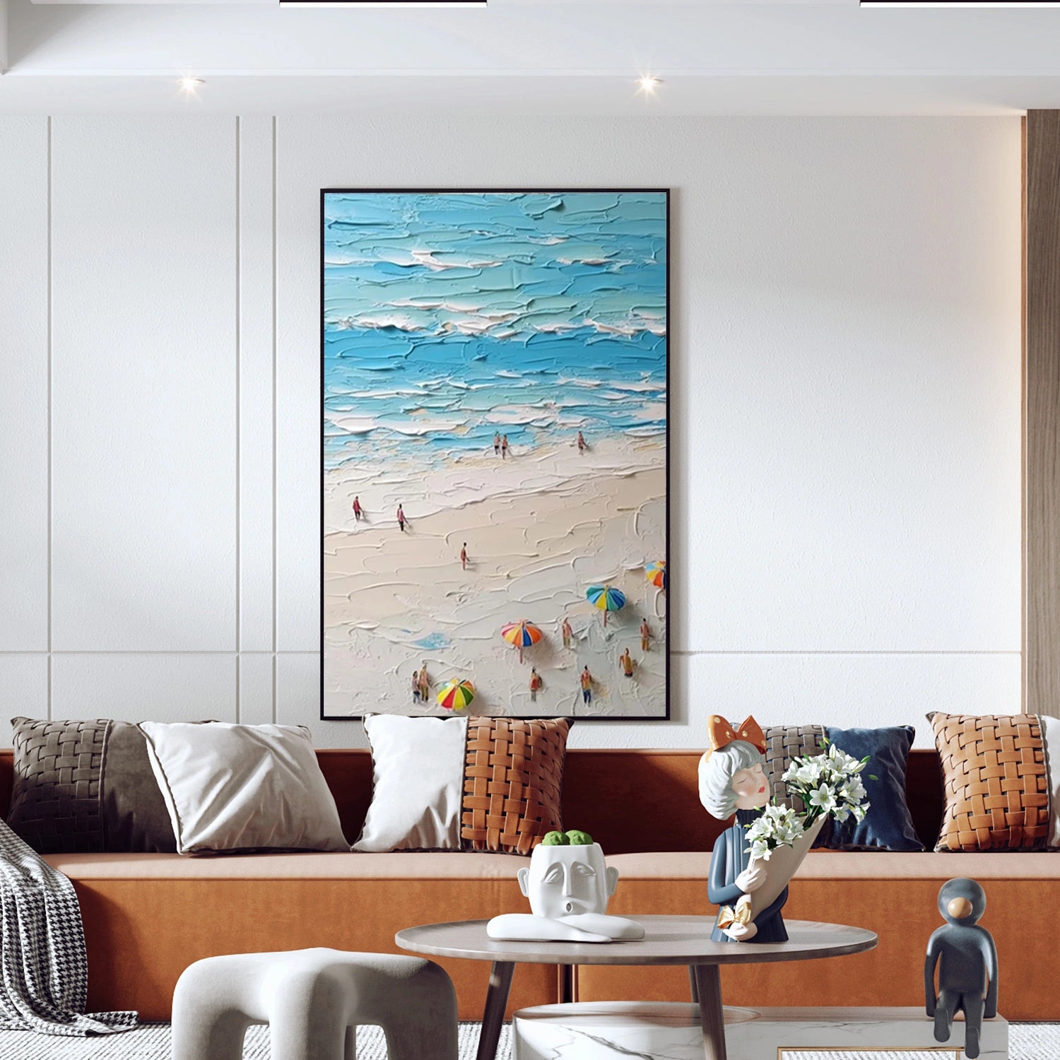 Swimming Sport Textured Wall Art #SA031