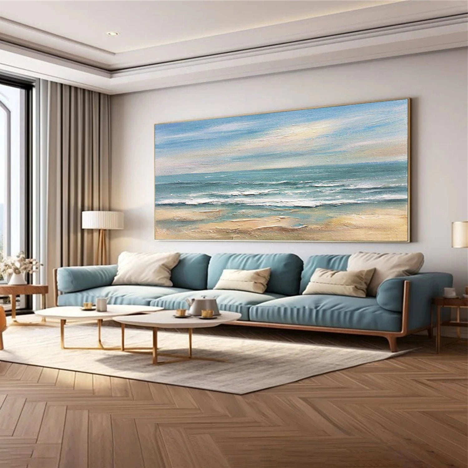 Sea & Sky Abstract Wall Art #MS135