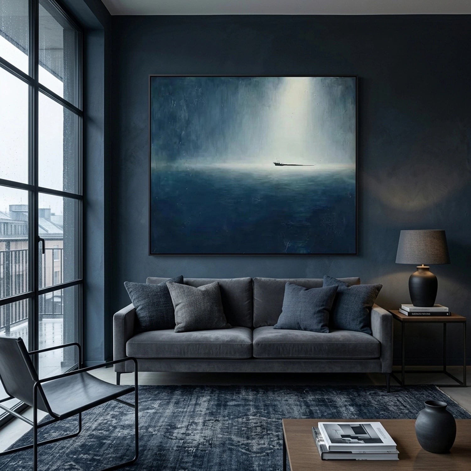 Sea & Sky Abstract Wall Art #MS313