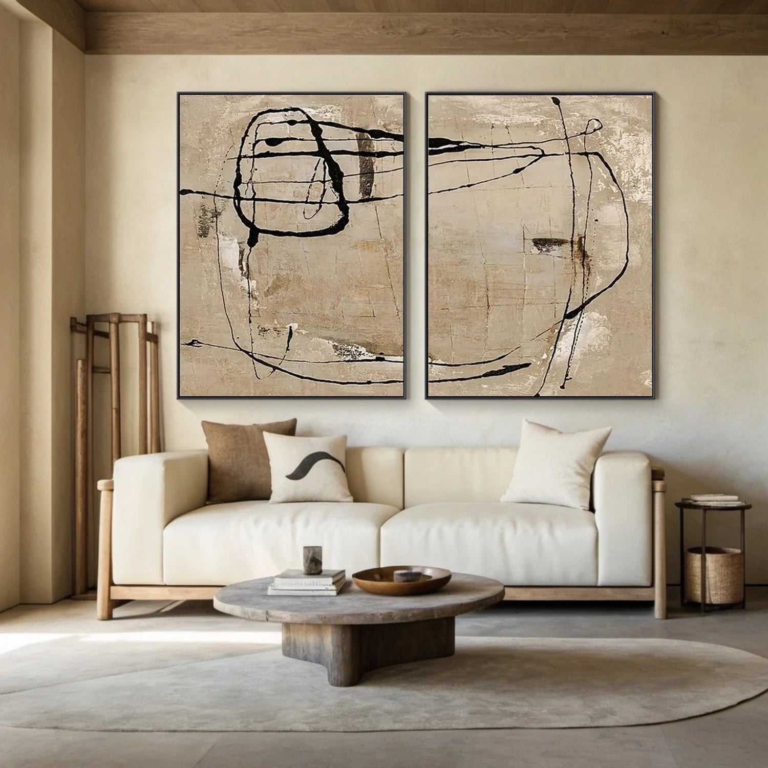 Wabi Sabi Canvas Art Set of 2 #WS853