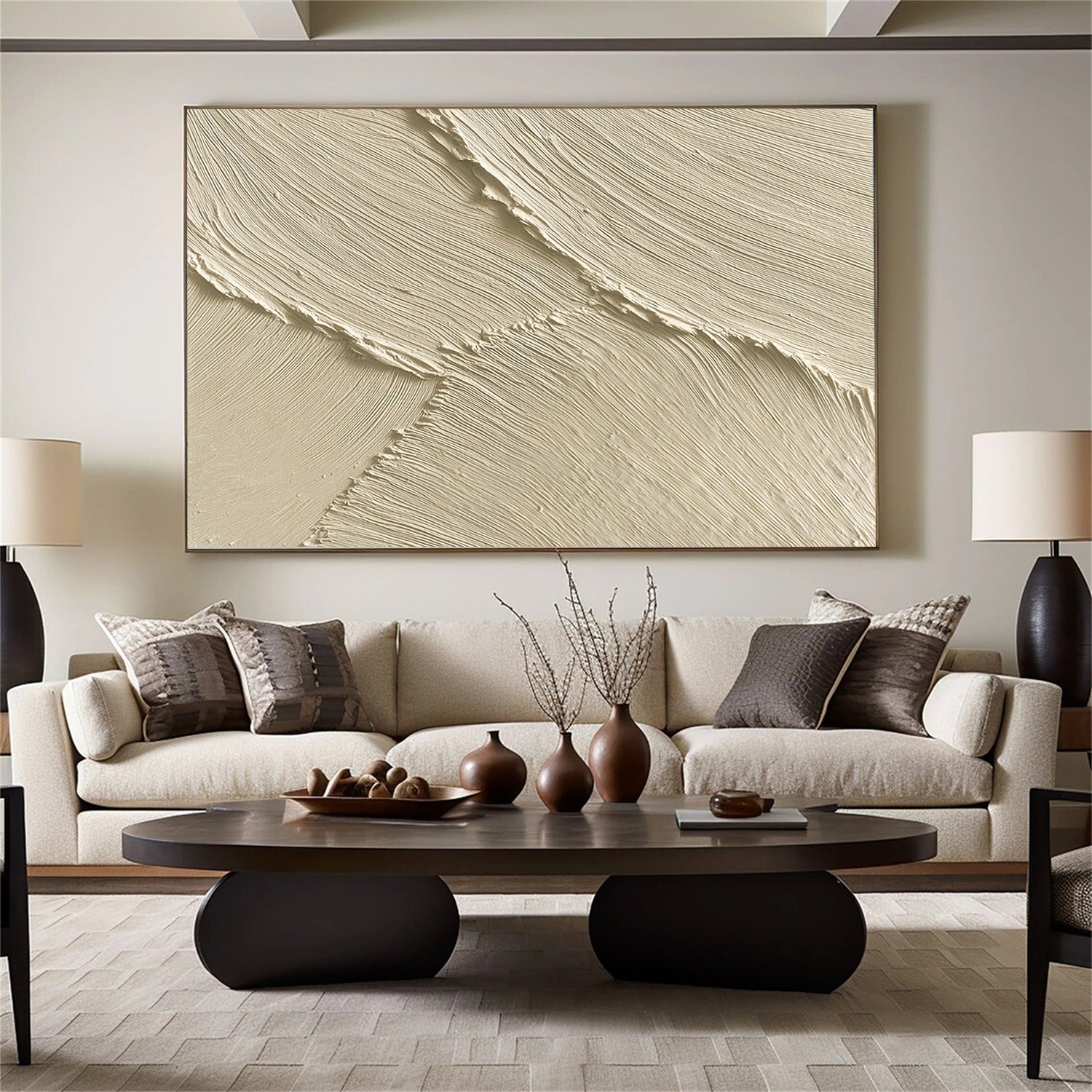 Sea & Sky Minimalist Textured Wall Art #MS244