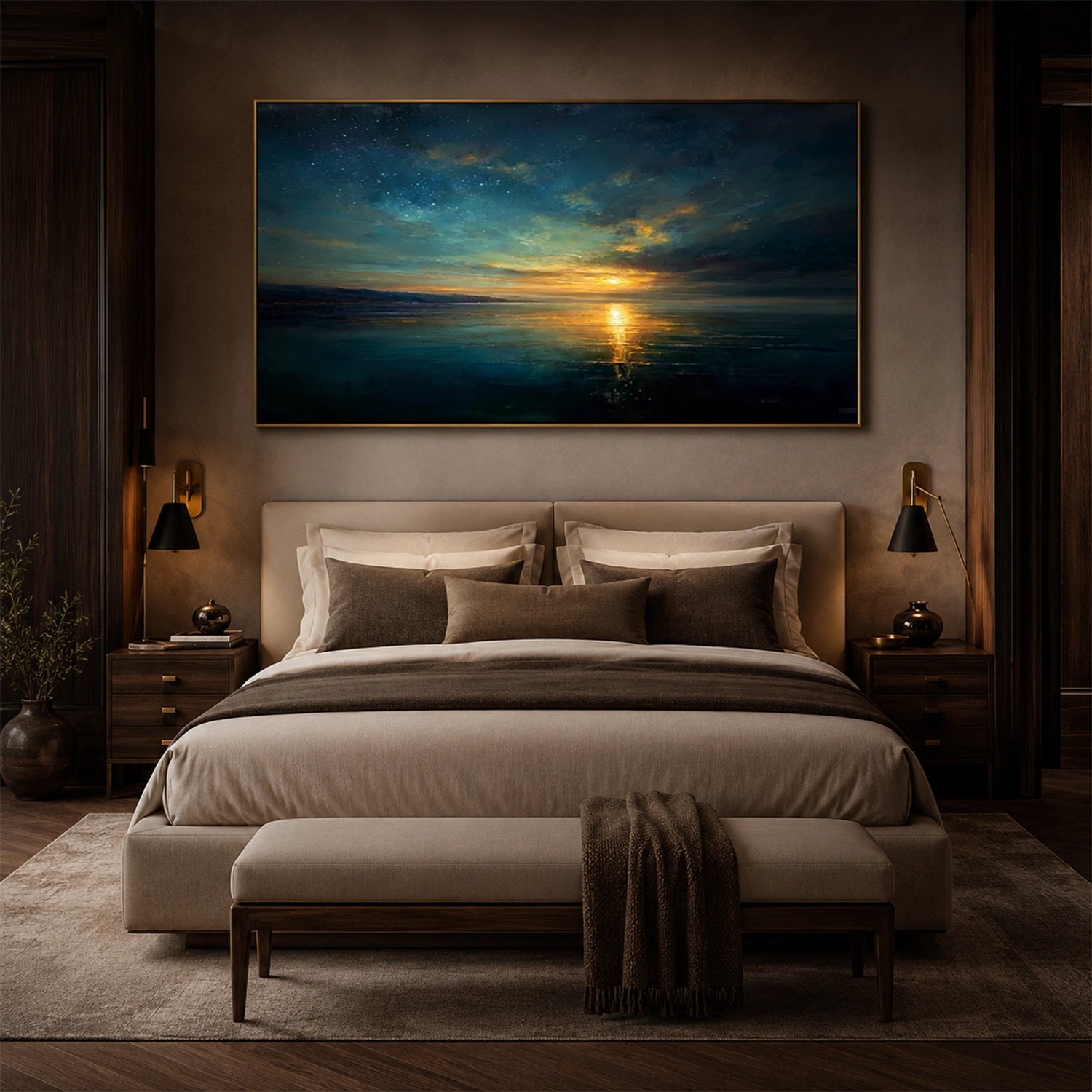 Sea & Sky Abstract Wall Art #MS352