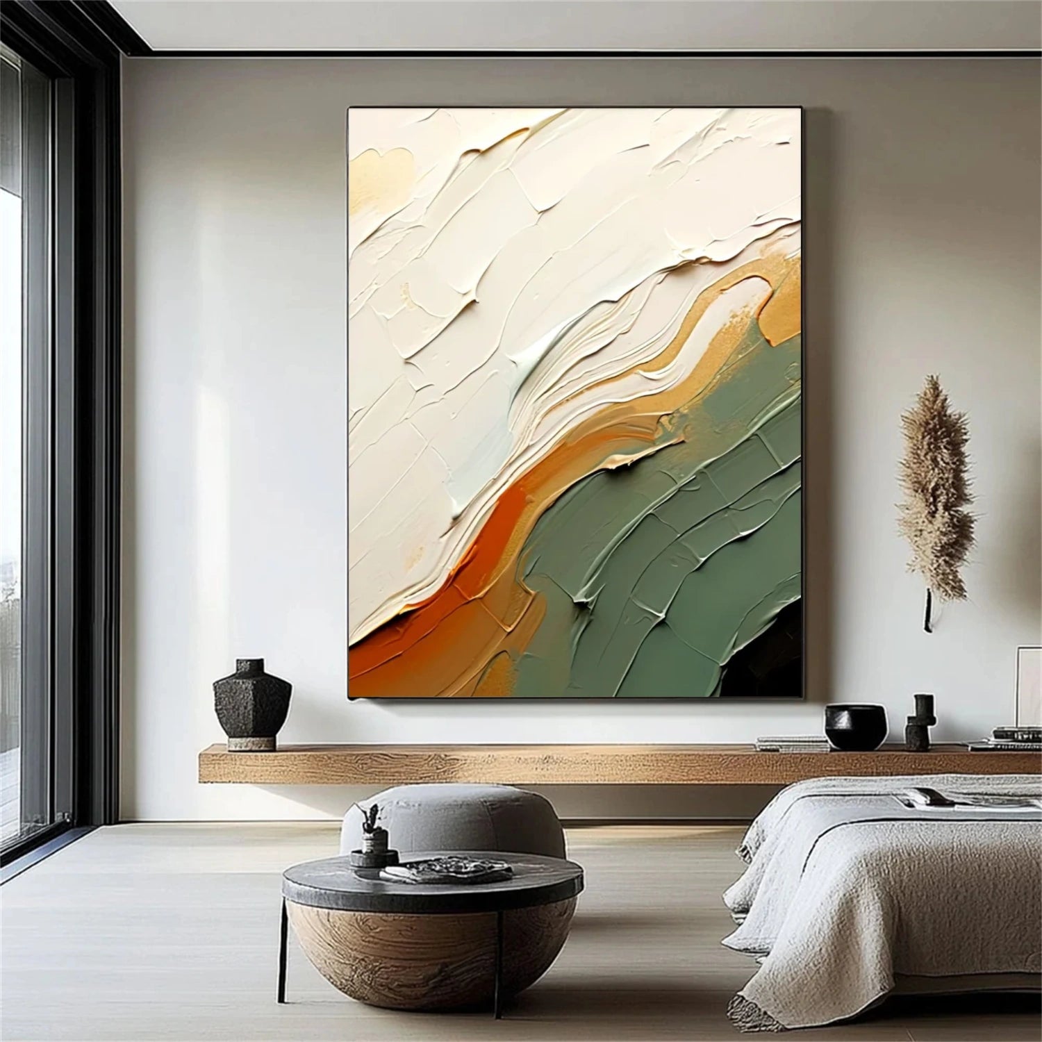 Abstract Textured Canvas Art #WS833