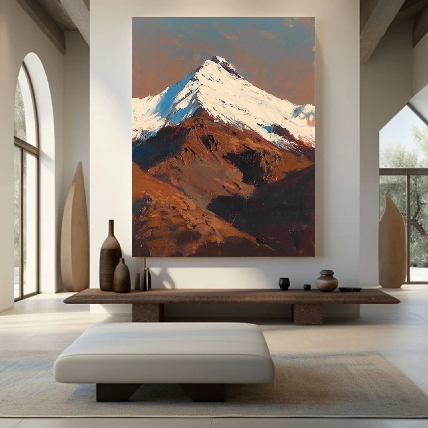Minimalist Mountain Canvas Art #MM333