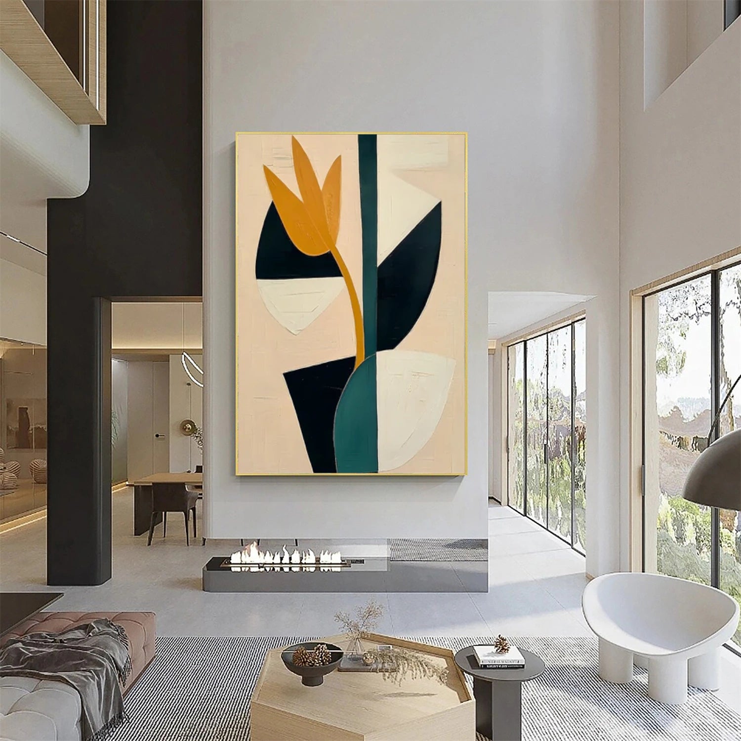 Abstract Canvas Art #WS737