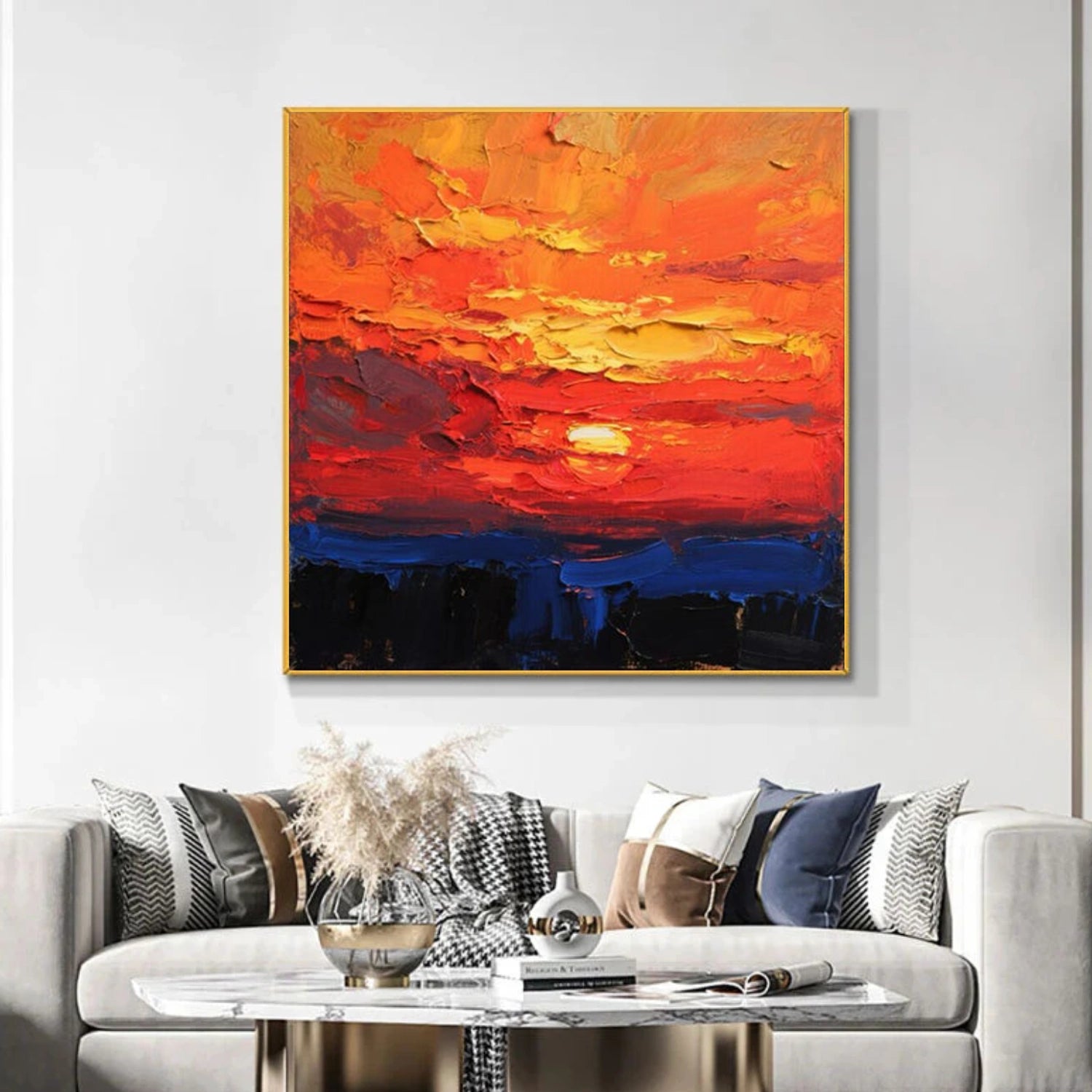 Minimalist Mountain Canvas Art #MM343