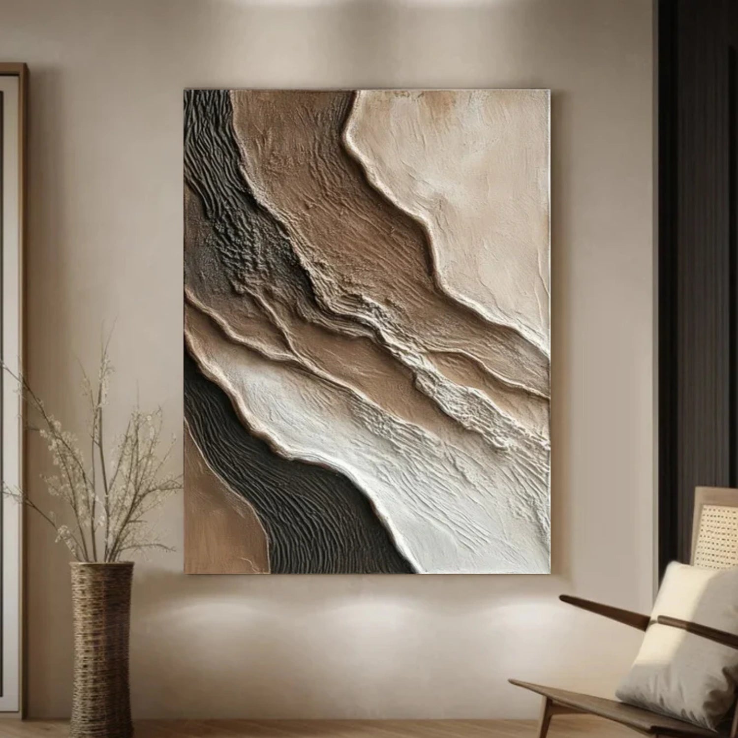 Abstract Textured Canvas Art #WS925