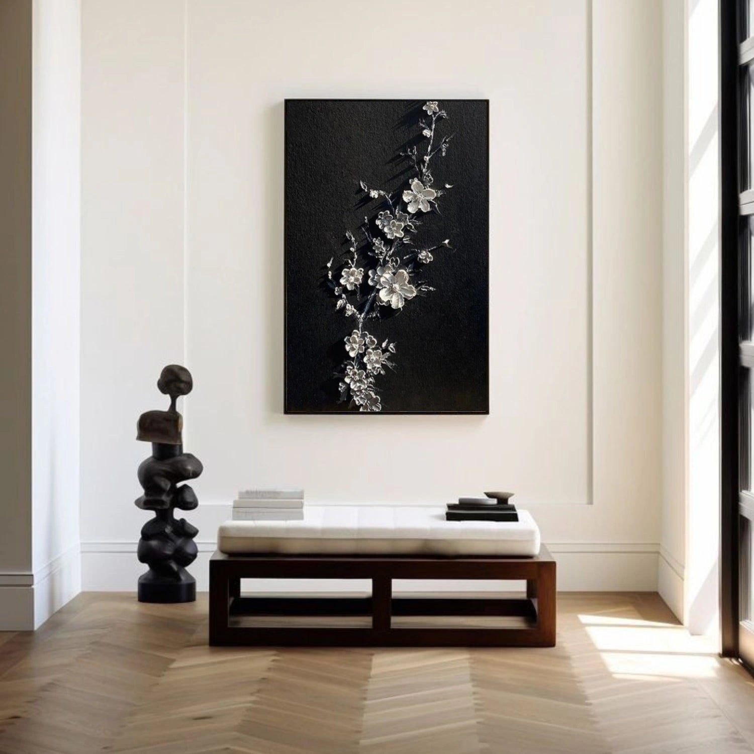 Flower & Tree Abstract Textured Wall Art #ML151