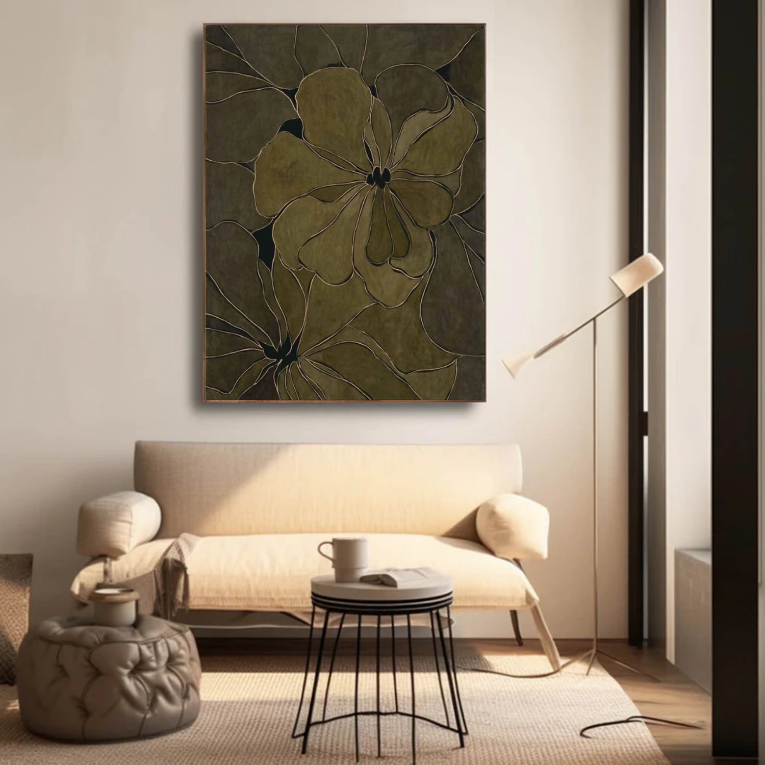 Flower & Tree Abstract Wall Art #ML198