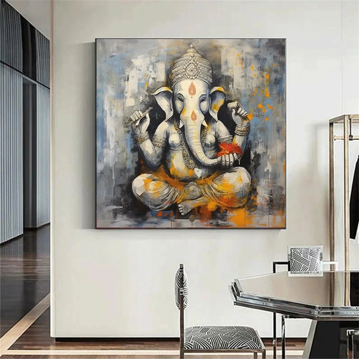 Colorful Abstract Animal Wall Art #AL061