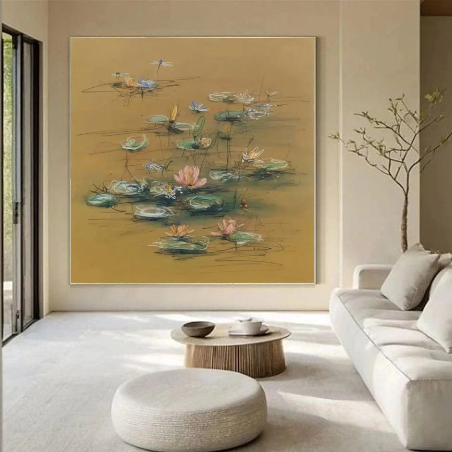 Flower & Tree Abstract Wall Art #ML176