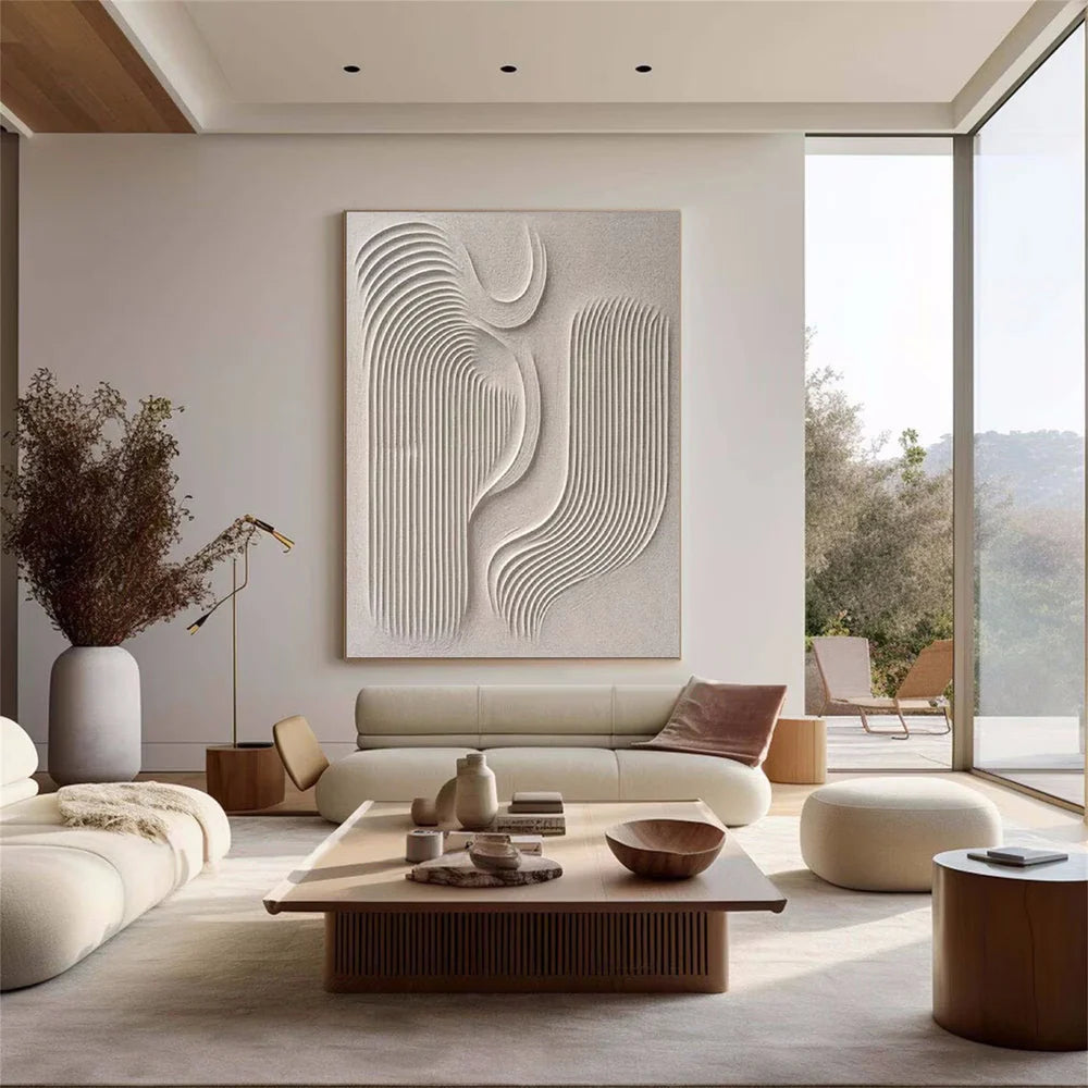 Minimalist Brown & Beige Art #MB004